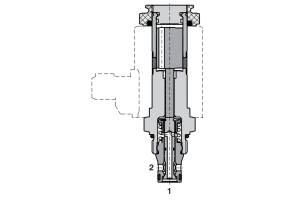 Zawór SD1E-A2, Surface treatment: A, Seals: No designation,