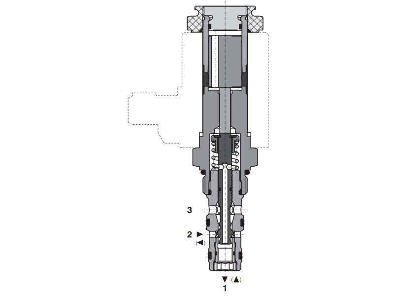 Zawór SD1E-A3, Surface treatment: A, Seals: No designation,
