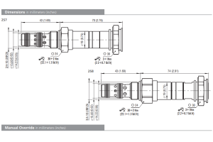 Zawór SD1E-A3, Surface treatment: A, Seals: No designation,