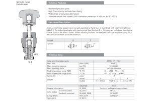 Zawór ROR3-062, Surface treatment: A, Seals: No designation
