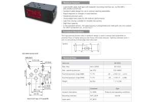 Zawór LV1-063/M, Surface treatment: No designation, Seals: 