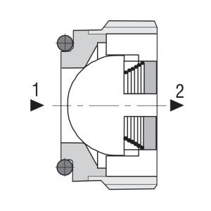 Zawór VJO1-10/S, Seals: No designation