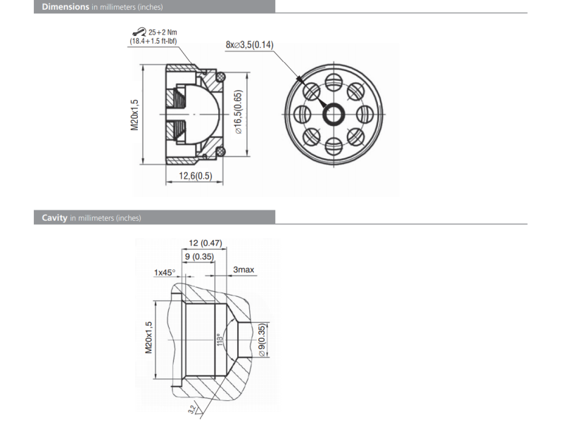 Zawór VJO1-10/S, Seals: No designation