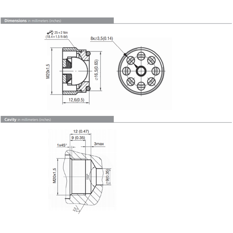 Zawór VJO1-10/S, Seals: No designation