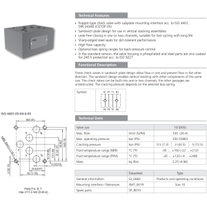 Zawór MVJ3-10, Surface treatment: No designation, Seals: No