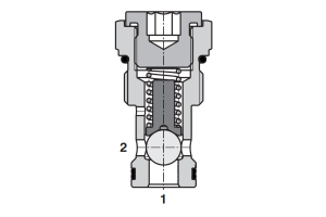 Zawór SC1F-C2, Seals: , Cracking pressure: