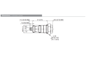 Zawór SCD5H-R3/I, Pilot piston seal: S