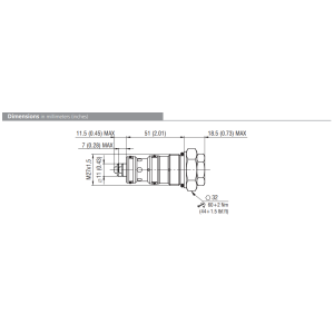 Zawór SCD5H-R3/I, Pilot piston seal: S