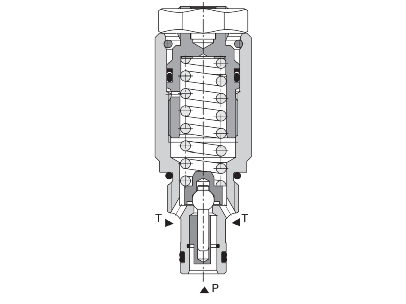 Zawór SR1A-A2, Surface treatment: A, Seals: No designation,