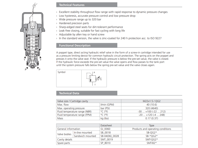 Zawór VPP2-04/S, Surface treatment: A, Seals: No designatio