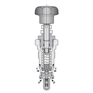 Zawór VPP2-06, Surface treatment: B, Seals: No designation,