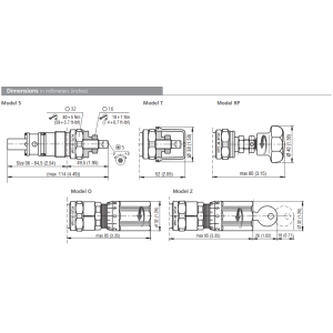 Zawór VPP2-06, Surface treatment: B, Seals: No designation,