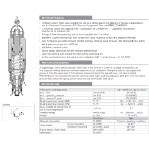 Zawór SR1A-B2, Surface treatment: A, Seals: No designation,