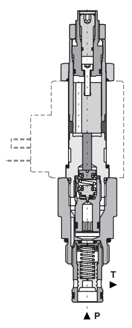Zawór SR4E2-B2, Surface treatment: A, Seals: No designation