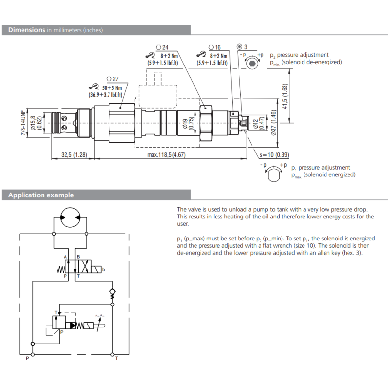 Zawór SR4E2-B2, Surface treatment: A, Seals: No designation