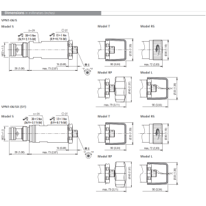 Zawór VPN1-06/S, Surface treatment: A, Seals: No designatio