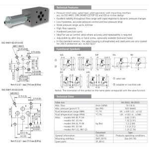Zawór VPN1-06/M(R), Surface treatment: A, Seals: No designa