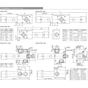Zawór VPN1-06/M(R), Surface treatment: A, Seals: No designa