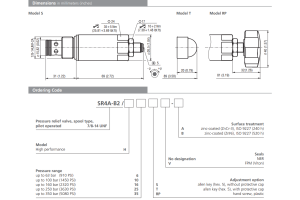 Zawór SR4A-B2, Surface treatment: A, Seals: No designation,