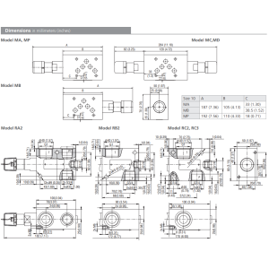 Zawór VPN2-10/M(R), Surface treatment: B, Seals: No designa