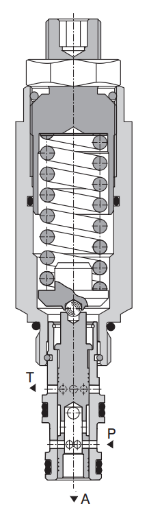Zawór SP2A-A3, Surface treatment: A, Seals: No designation,