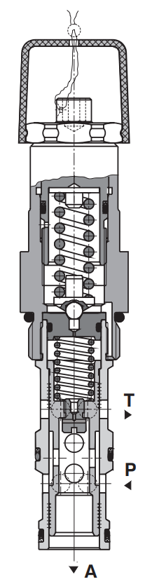 Zawór VRN2-10/S, Surface treatment: A, Seals: No designatio