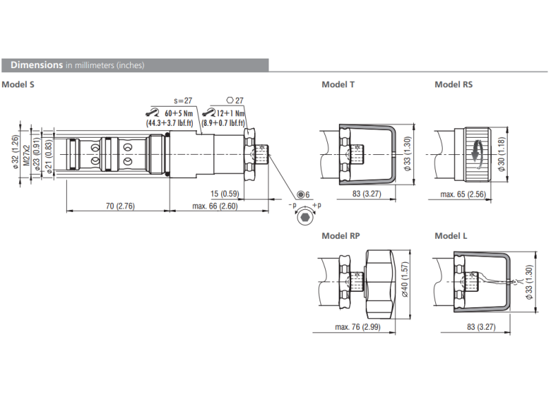 Zawór VRN2-10/S, Surface treatment: A, Seals: No designatio