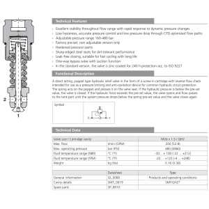 Zawór DBV3, Surface treatment: No designation, Seals: No de
