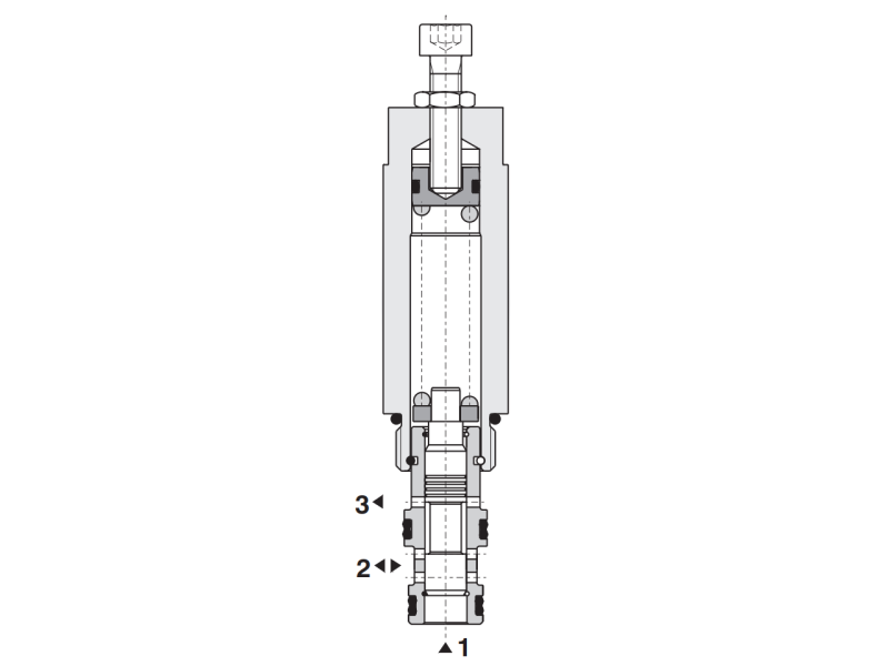 Zawór SS4A-A3, Surface treatment: A, Pressure range: 24