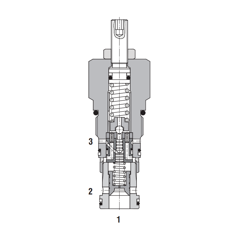 Zawór SU6A-U3/I, Pressure range: 10, Factory setting: 100/4,8