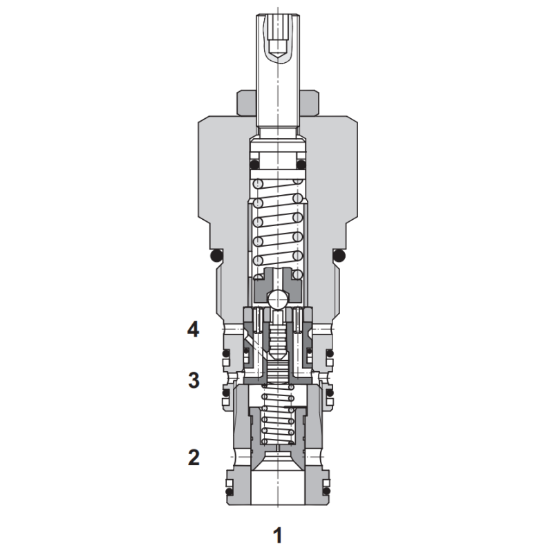 Zawór SUD6A-U4/I, Pressure range: 10, Factory setting: 100/4,8