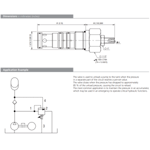 Zawór SUD6A-V4/I, Pressure range: 20, Factory setting: 200/