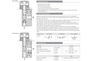 Zawór VSO1-04/R, Seat diameter: 2, Model: J