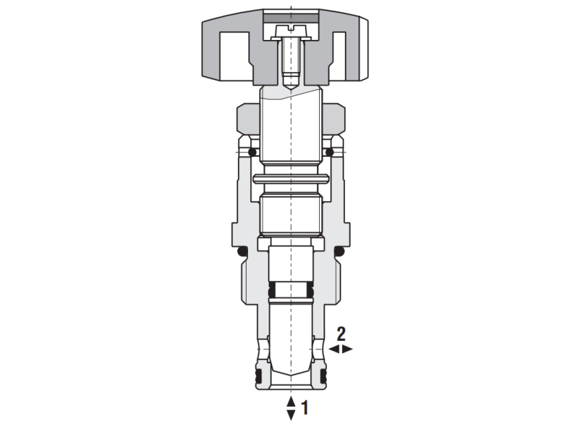 Zawór ST21A-B2, Surface treatment: A, Seals: No designation