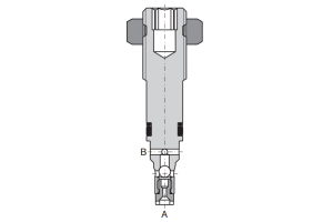 Zawór VSV2, Surface treatment: No designation, Adjustment o