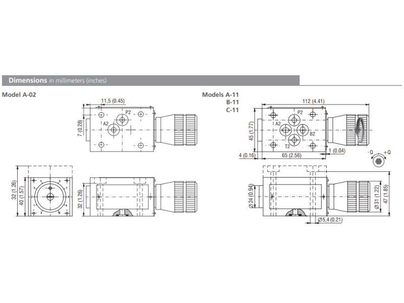 Zawór VSS1-206, Surface treatment: No designation, Seals: N