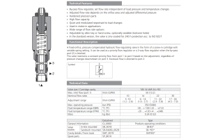 Zawór SF32A-B3/H, Surface treatment: A, Seals: No designati