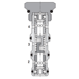 Zawór SFD2F-B4/I, Seals: No designation, Flow rate: 10