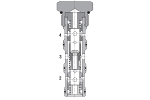 Zawór SFD2F-D4/I, Seals: No designation, Flow rate: 150