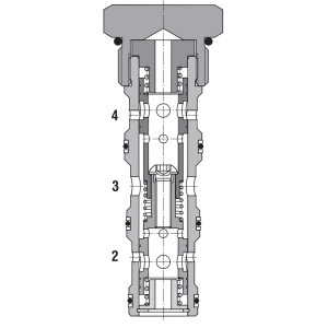 Zawór SFD2F-D4/I, Seals: No designation, Flow rate: 150
