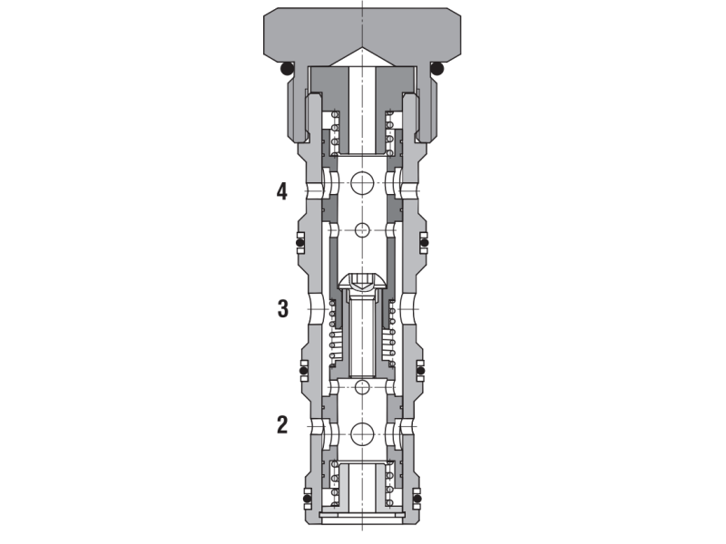 Zawór SFD2F-D4/I, Seals: No designation, Flow rate: 150