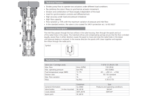 Zawór SFD2F-D4/I, Seals: No designation, Flow rate: 150