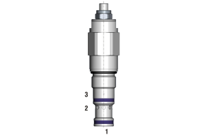 Zawór SO5A-CP3, Seals: No designation, Pilot ratio: 5, Pres