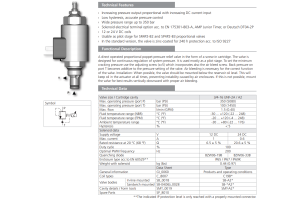 Zawór SR1P2-A2, Napięcie: 12V, Surface treatment: A, Seals