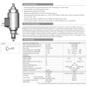 Zawór SRN1P1-A2, Napięcie: 12V, Surface treatment: A, Seal