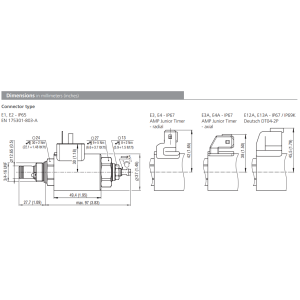 Zawór SRN1P1-A2, Napięcie: 12V, Surface treatment: A, Seal