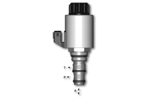 Zawór PVRM3-103, Napięcie: 12V, Surface treatment: A, Seals: No designation, Connector: E4A, Pressure range: 18