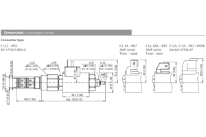 Zawór SP4P2-B3, Napięcie: 12V, Surface treatment: A, Seals