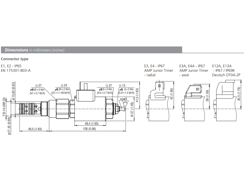Zawór SPN4P1-B3, Napięcie: 12V, Surface treatment: A, Seal