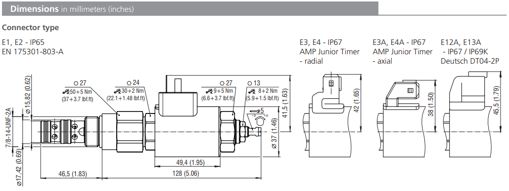 Zawór SPN4P1-B3, Napięcie: 12V, Surface treatment: A, Seal